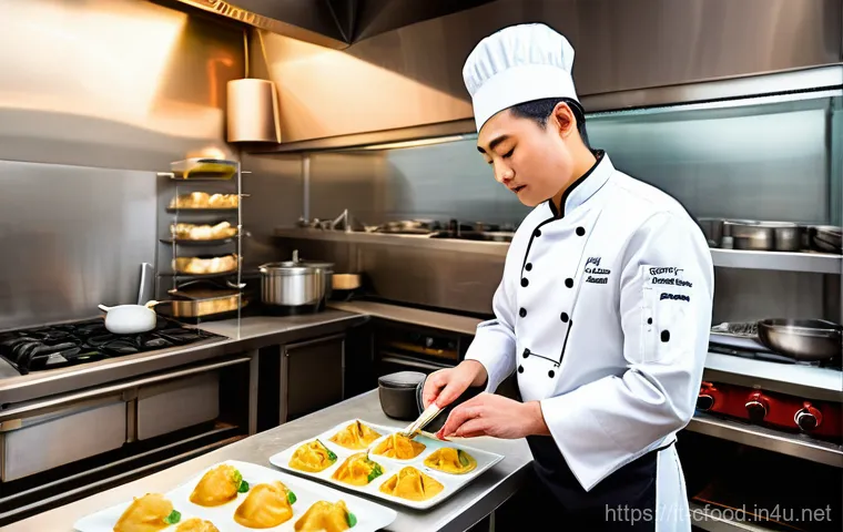 중국 요리의 현대화 - **Modern Milanese High-End Regional Chinese Cuisine:** A sophisticated and elegantly designed Chines...