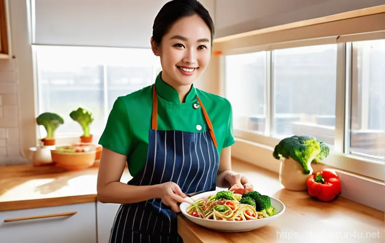 중식 밀키트 편의성 - **Prompt 1: Authentic Flavors, Simplified Cooking**
    "A cozy, brightly lit modern Italian kitchen...