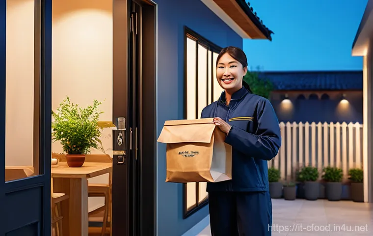 중국집 배달 서비스 - **A Culinary Adventure Unveiled:**
    A vibrant, high-angle close-up photograph of a person, hands ...