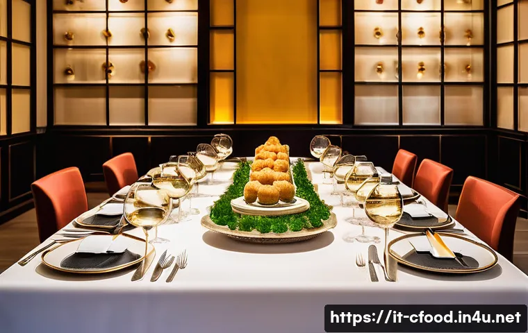 중식 요리 트렌드 분석 - **Prompt 1: Italian Elegance Meets Authentic Chinese Fine Dining**
    "A sophisticated and elegantl...